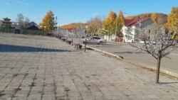 Сакура на пустынной улице Багдарина