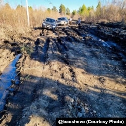 Дорога в Шелеховском районе Иркутской области