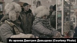 На съемках фильма "Пугало"