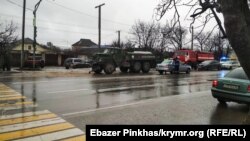 Авария с военным бензовозом, Симферополь, 15 января 2018 год 