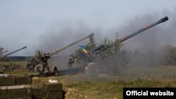 Украинские военные на позициях