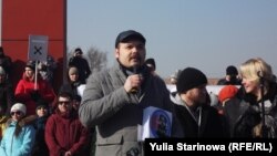 Сергей Шахматов. Митинг "За чистое небо". Красноярск. 18 марта