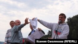 Митинг за честные выборы в Горно-Алтайске