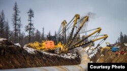 Строительство газопровода 